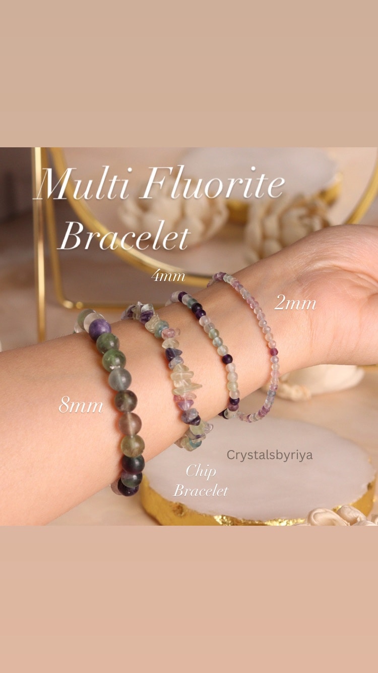 Multi Fluorite Bracelet