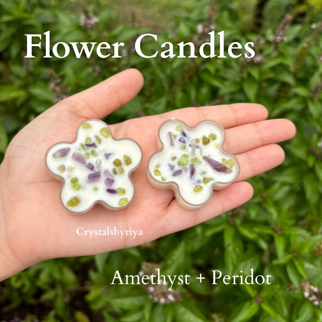 Flower Shape Candles - alternate view