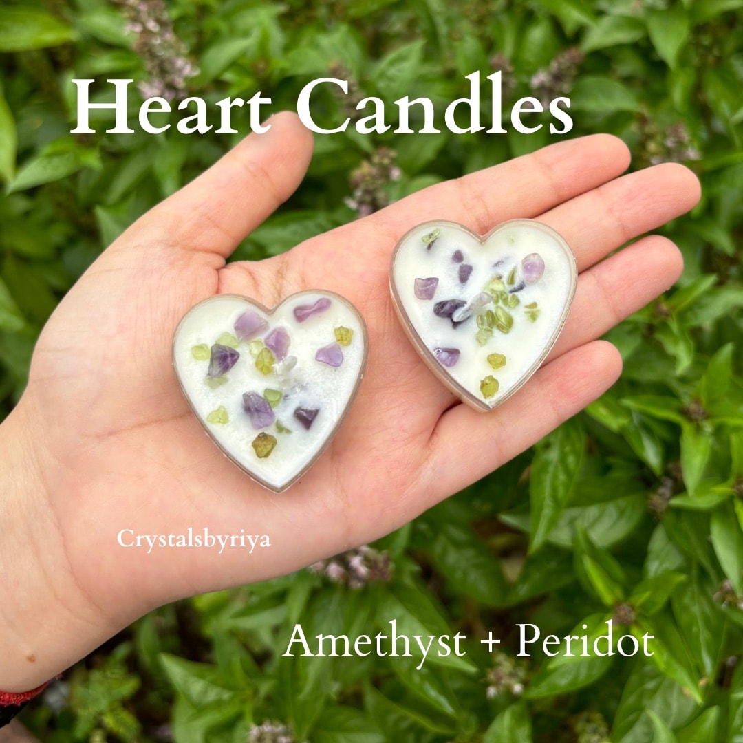 Heart Shape Candles - alternate view