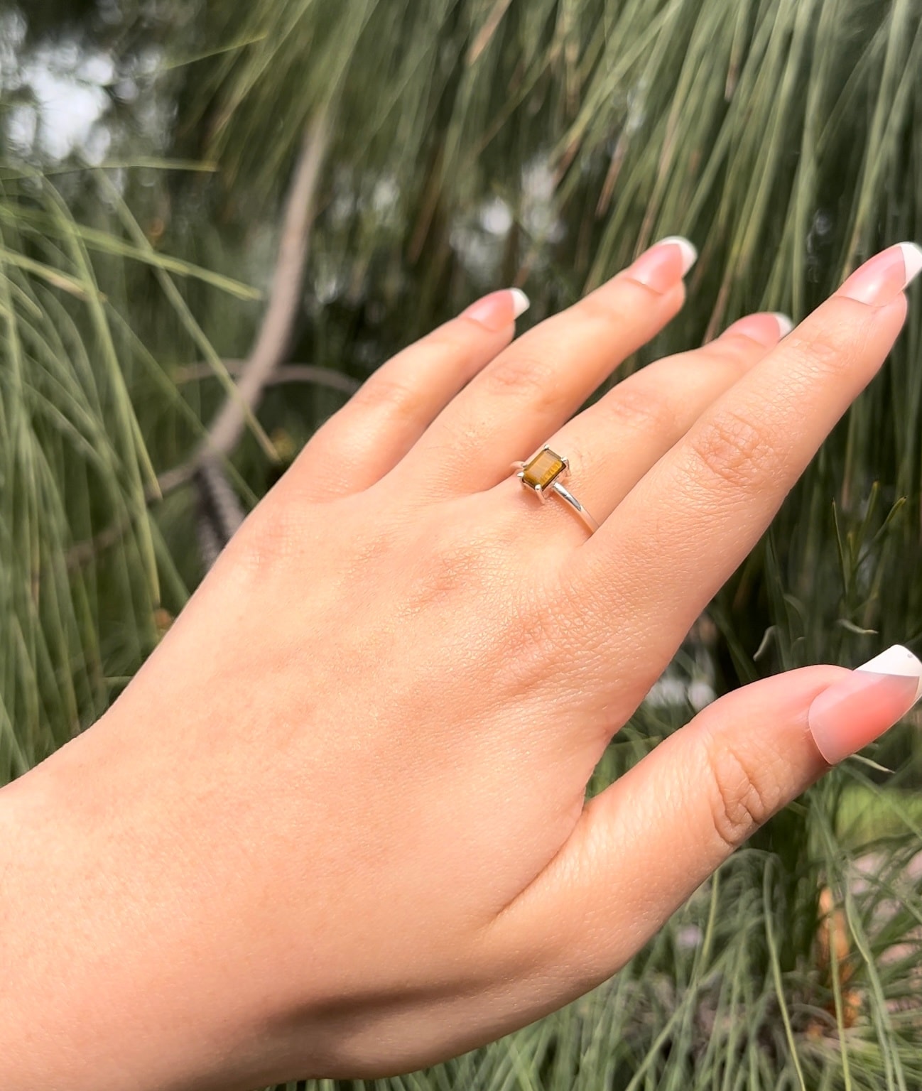Tiger Eye Silver ring