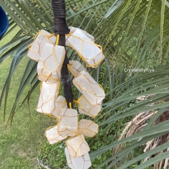 Selenite Door hanging
