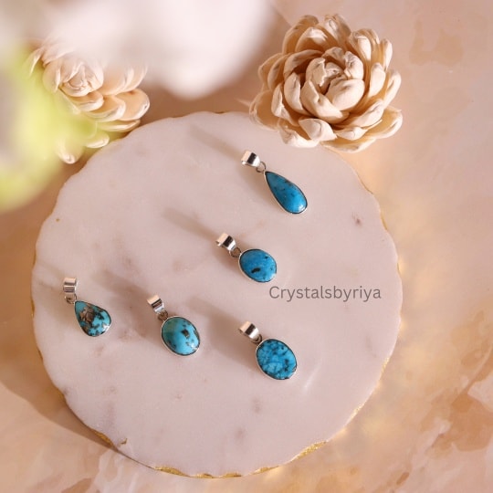 Turquoise Silver Pendant