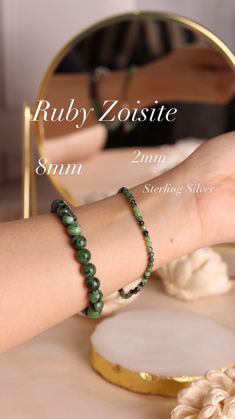 Ruby zoisite Bracelet