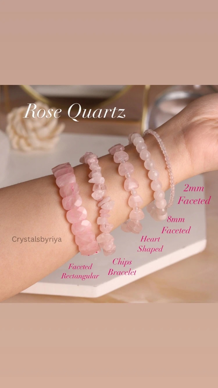 Rose Quartz crystals
