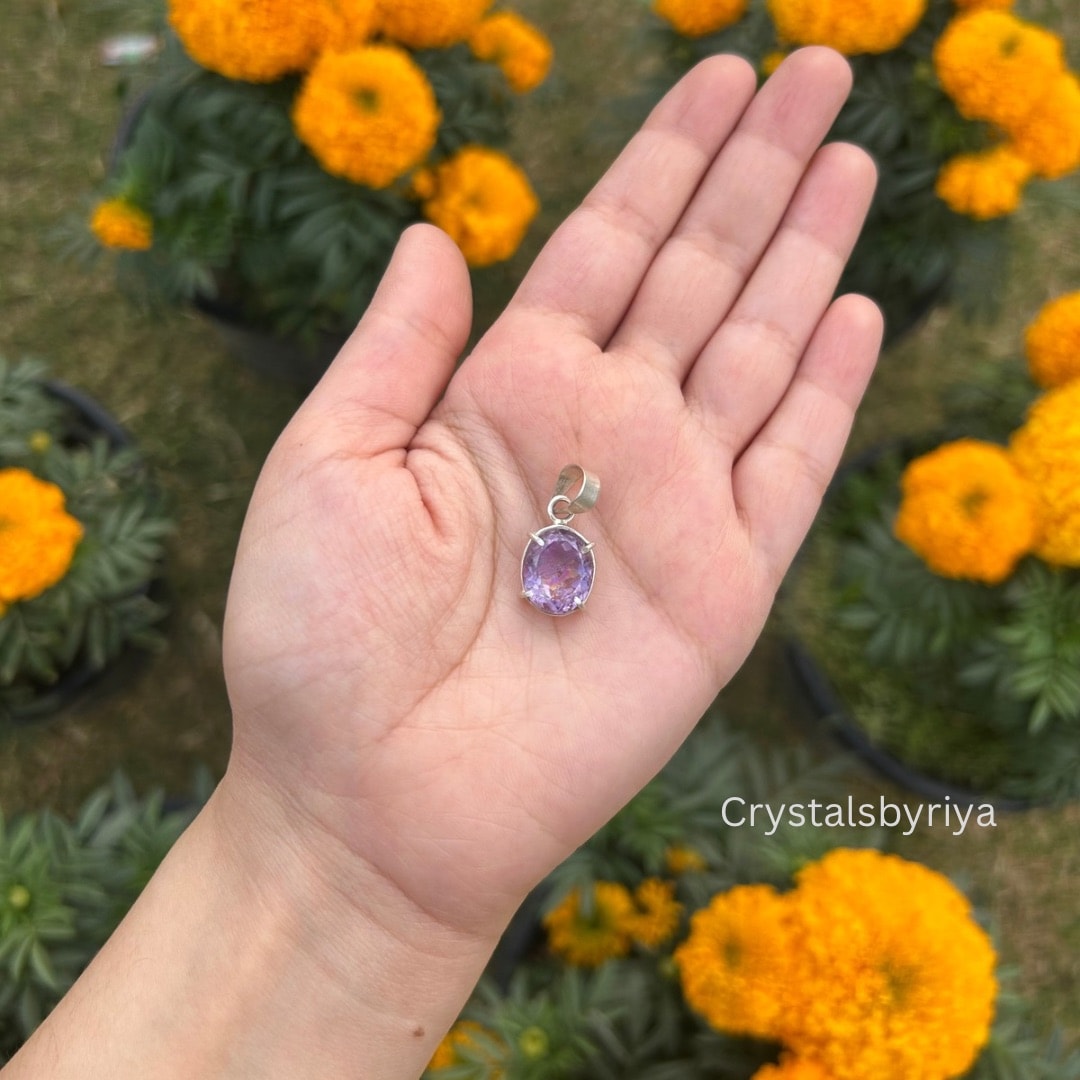 Amethyst Pendants - alternate view