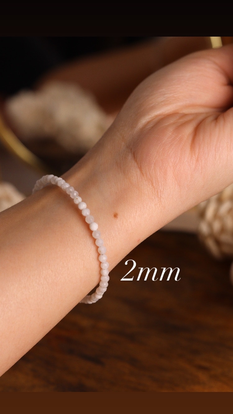 Rainbow Moonstone Bracelet - alternate view