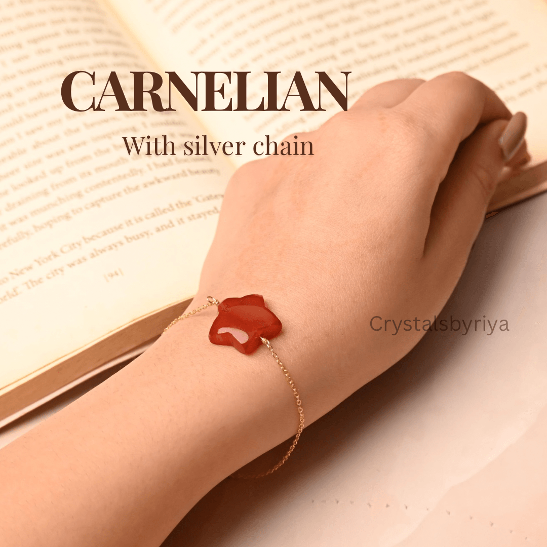 Carnelian Silver Bracelet