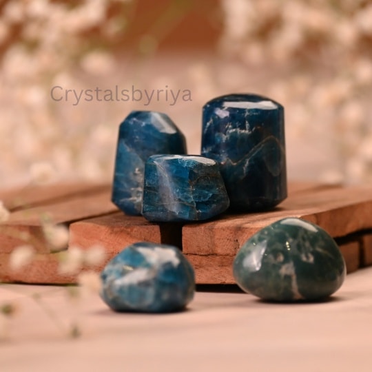 Blue Apatite Tumble