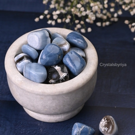 Blue Opal Tumble
