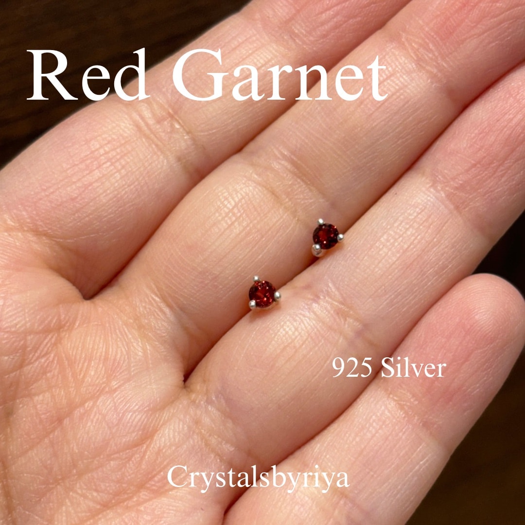 Tiny Stud Earrings - alternate view