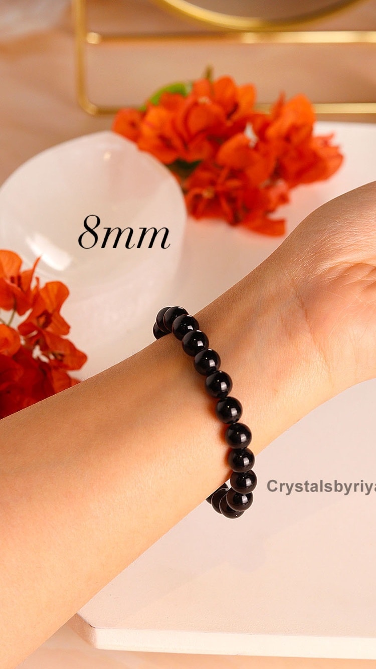 Black Tourmaline Bracelet - alternate view