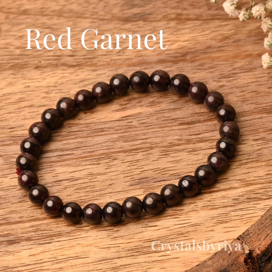 Garnet Bracelet - alternate view
