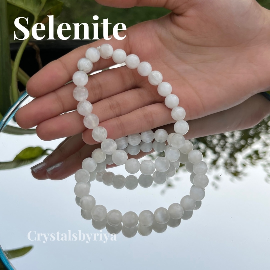 Selenite Bracelet - alternate view