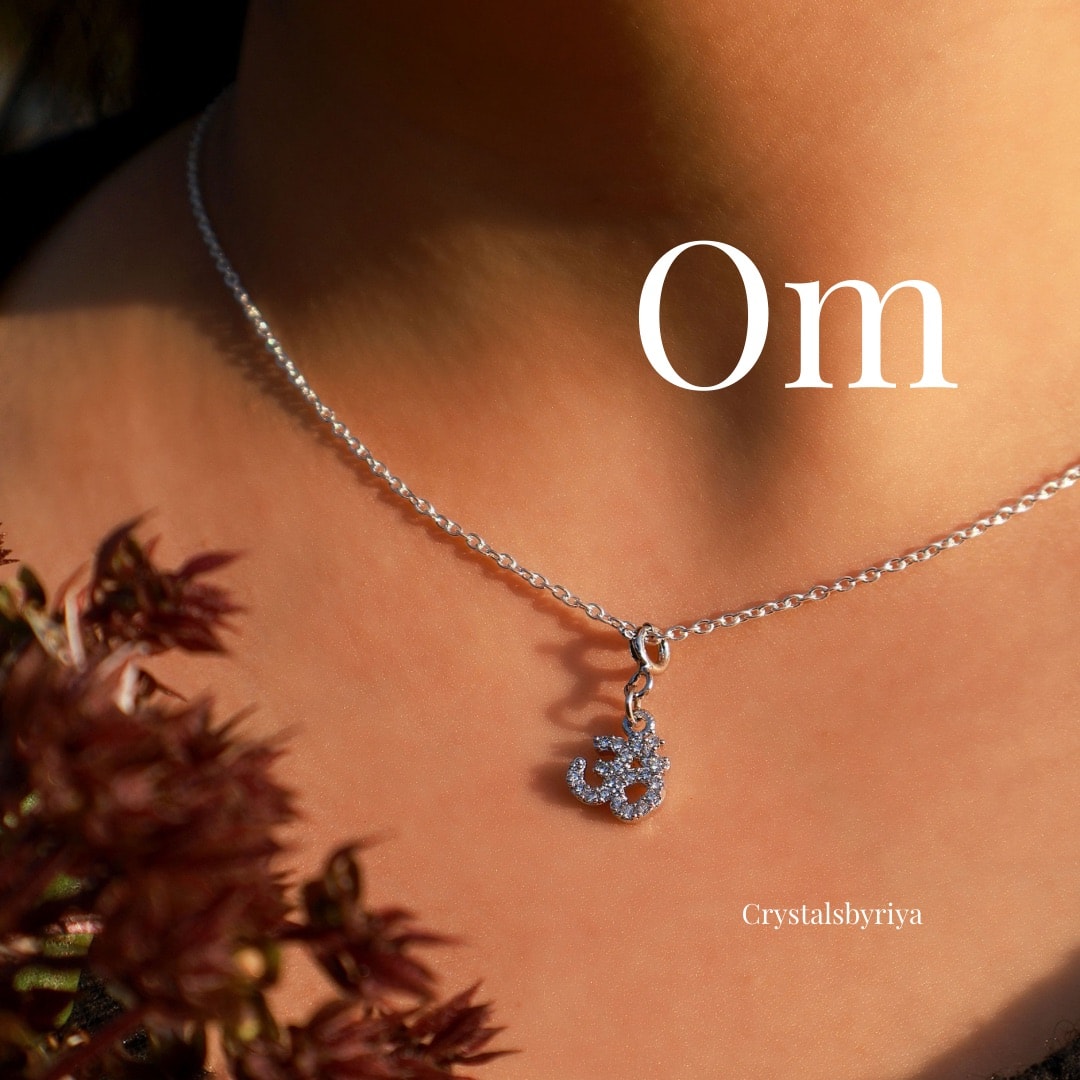 Zircon Silver Charm - alternate view