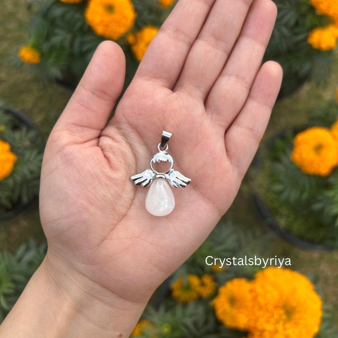 Clear Quartz Pendant - alternate view