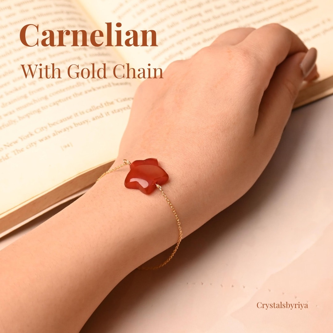 Carnelian Silver Bracelet - alternate view