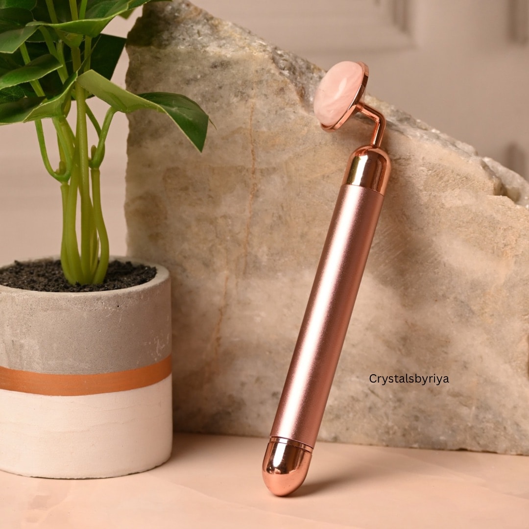 Rose Quartz Skincare Tools - alternate view
