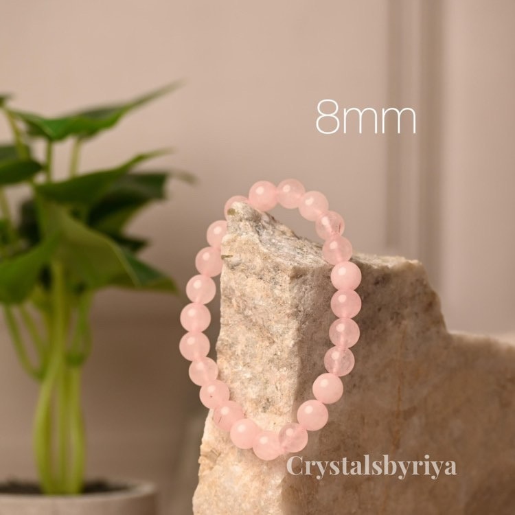 Rose Quartz Bracelet - alternate view