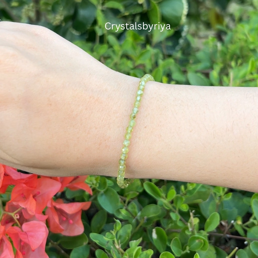 Peridot Bracelet - alternate view