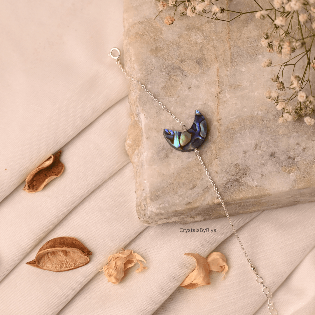 Abalone Shell Silver Bracelet