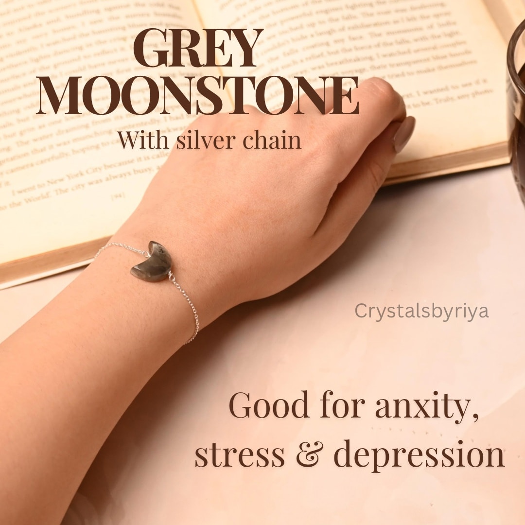 Greymoon Silver Bracelet - alternate view